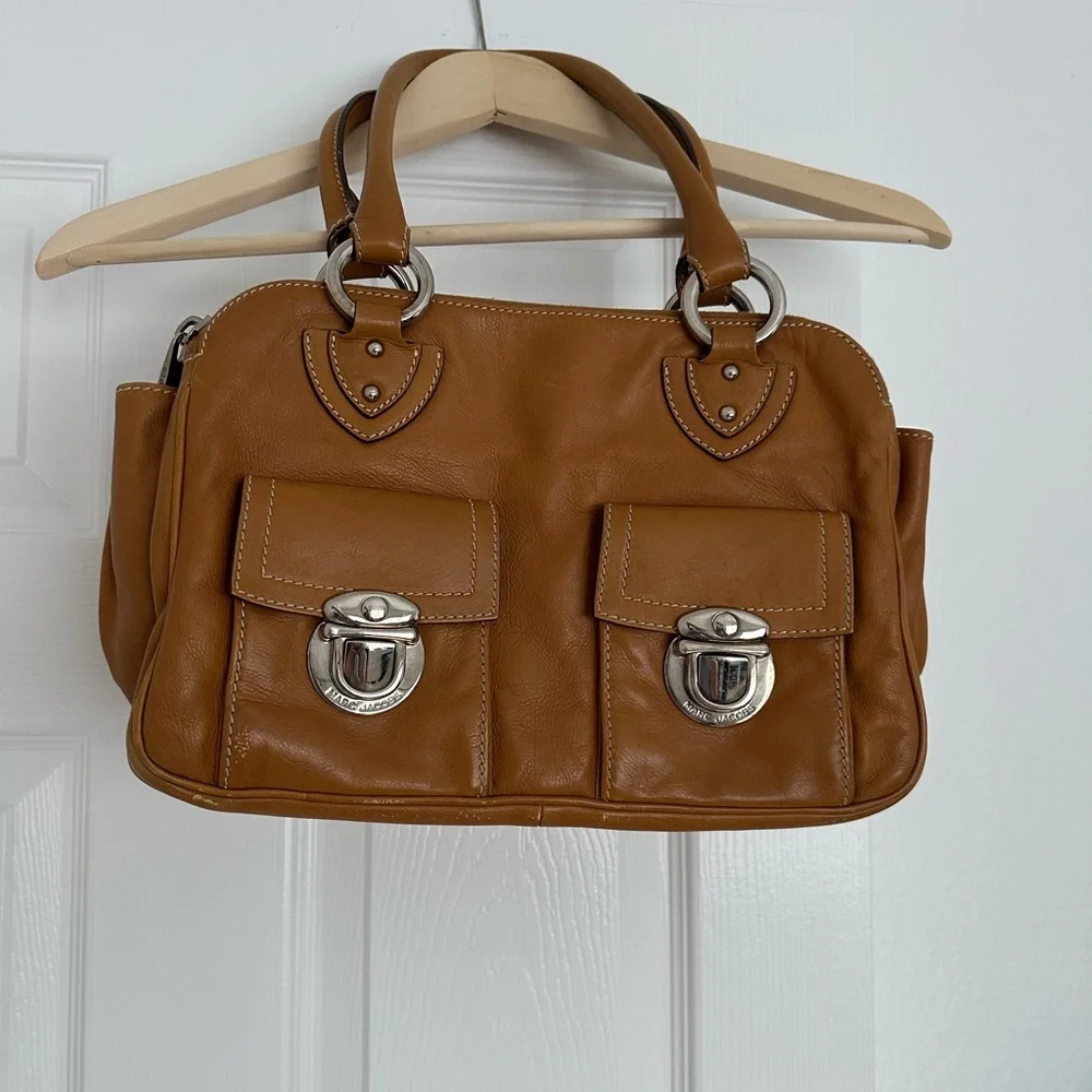 Vintage Marc Jacobs Brown Leather Satchel - Picture 1 of 9